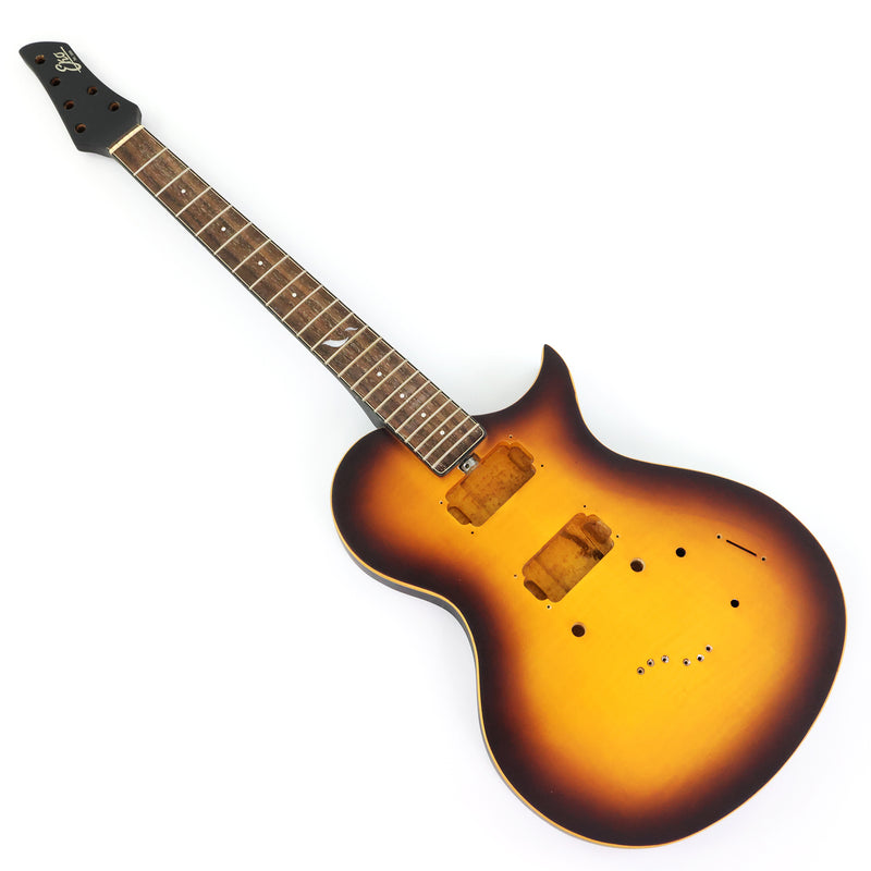 6 String LP Style DIY Electric Guitar Kit with Matte Sunburst Finish (RTA-009)