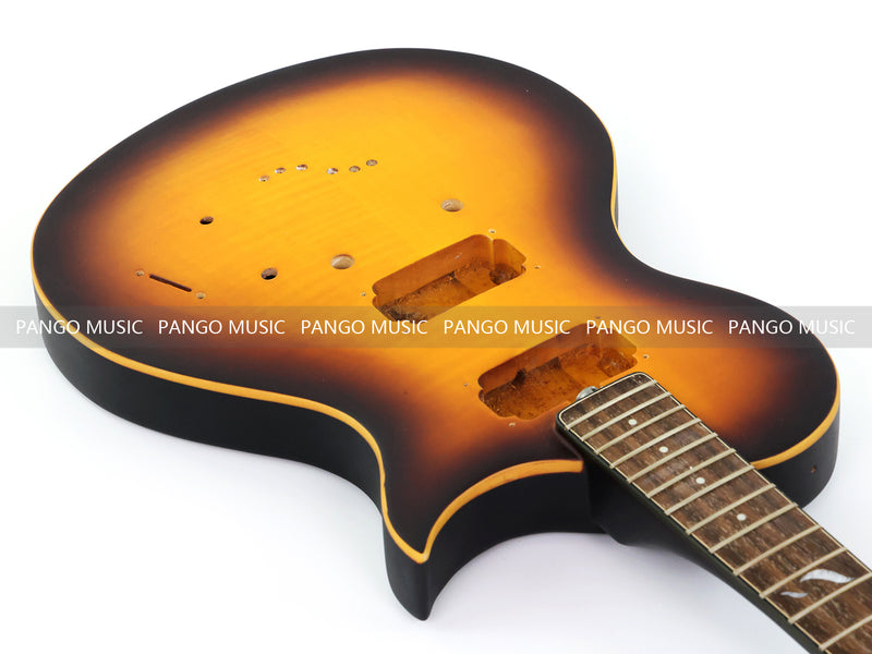 6 String LP Style DIY Electric Guitar Kit with Matte Sunburst Finish (RTA-009)