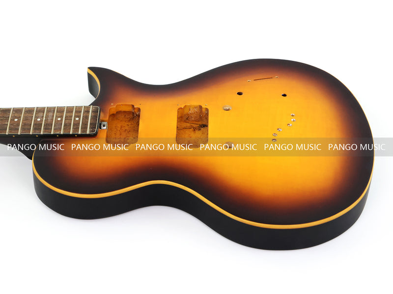 6 String LP Style DIY Electric Guitar Kit with Matte Sunburst Finish (RTA-009)
