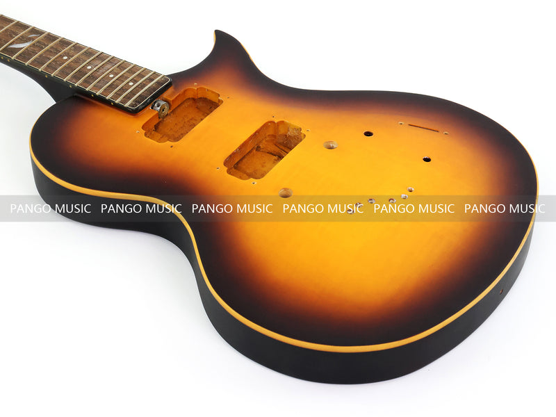 6 String LP Style DIY Electric Guitar Kit with Matte Sunburst Finish (RTA-009)