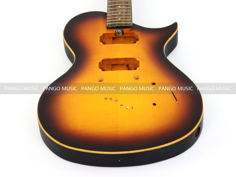 6 String LP Style DIY Electric Guitar Kit with Matte Sunburst Finish (RTA-009)