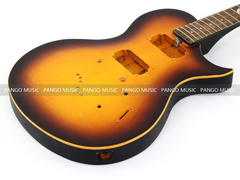 6 String LP Style DIY Electric Guitar Kit with Matte Sunburst Finish (RTA-009)
