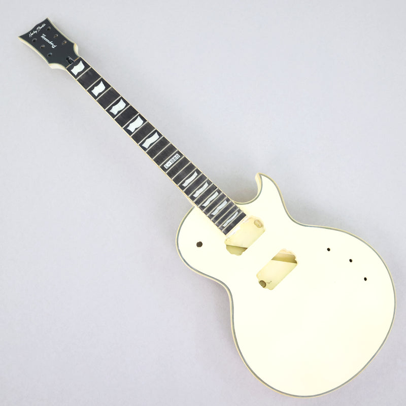 6 String LP Style DIY Electric Guitar Kit with Matte White Finish (RTA-012)