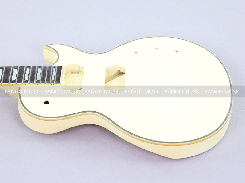 6 String LP Style DIY Electric Guitar Kit with Matte White Finish (RTA-012)