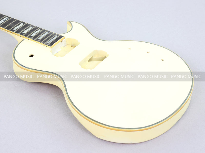 6 String LP Style DIY Electric Guitar Kit with Matte White Finish (RTA-012)