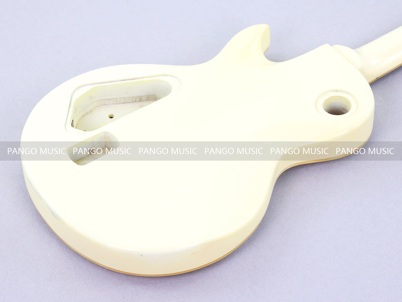 6 String LP Style DIY Electric Guitar Kit with Matte White Finish (RTA-012)