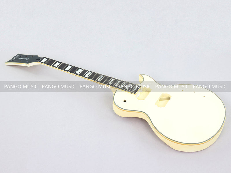 6 String LP Style DIY Electric Guitar Kit with Matte White Finish (RTA-012)