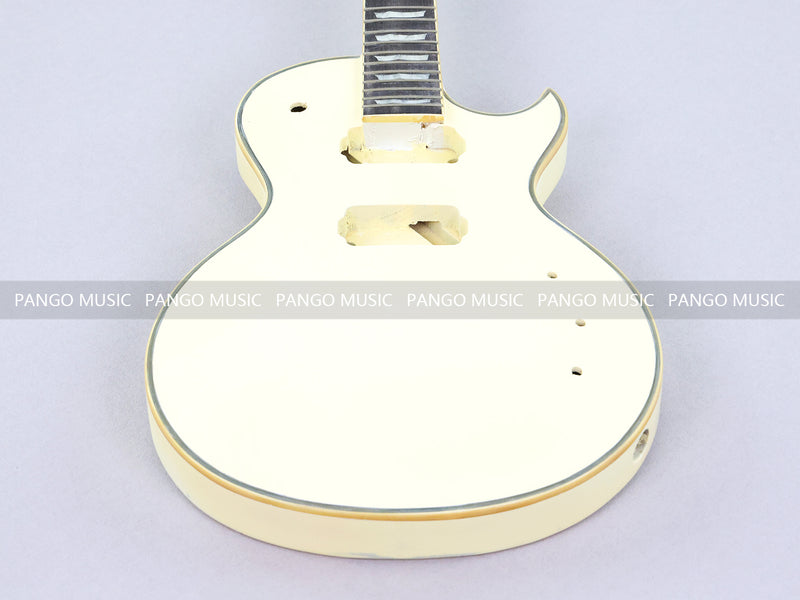 6 String LP Style DIY Electric Guitar Kit with Matte White Finish (RTA-012)