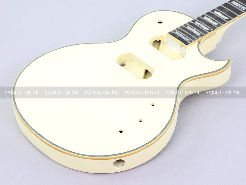 6 String LP Style DIY Electric Guitar Kit with Matte White Finish (RTA-012)
