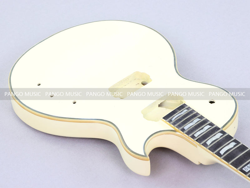 6 String LP Style DIY Electric Guitar Kit with Matte White Finish (RTA-012)