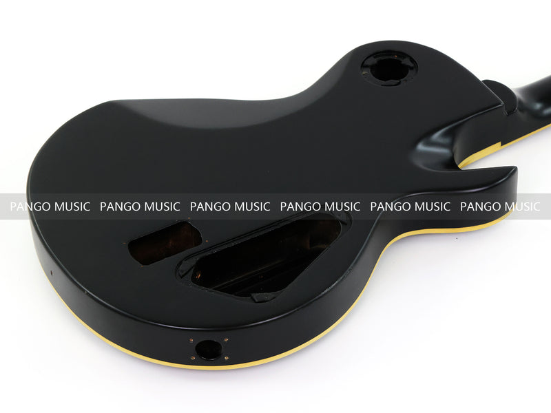 6 String Left-handed LP Style DIY Electric Guitar Kit with Matte Black Finish (RTA-004)