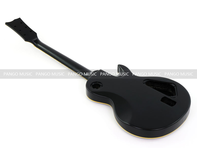 6 String Left-handed LP Style DIY Electric Guitar Kit with Matte Black Finish (RTA-004)