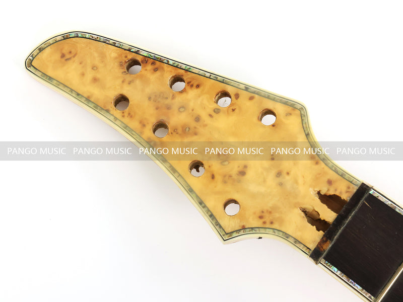 8-String Neck-Through Body Flying V Style Electric Bass Guitar (NFV-600, B Level, No Hardware, Limited Edition)