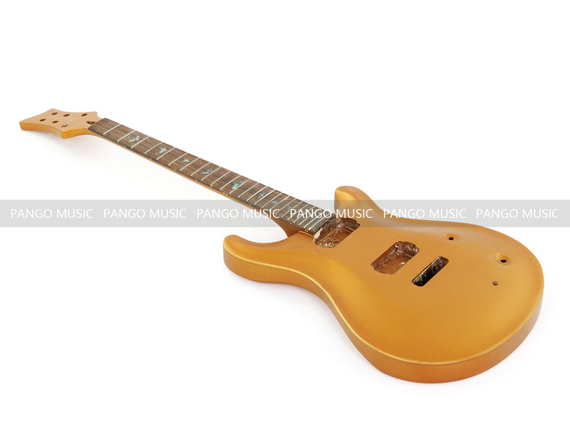6 String PRS Style DIY Electric Guitar Kit with Matte Gold Finish (RTA-010)
