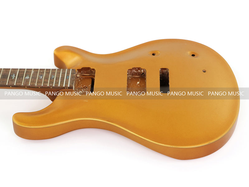 6 String PRS Style DIY Electric Guitar Kit with Matte Gold Finish (RTA-010)