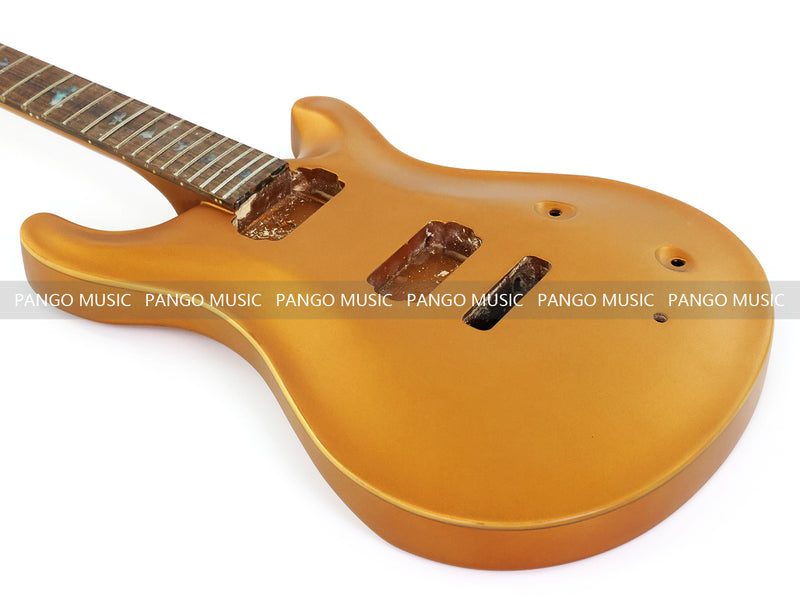 6 String PRS Style DIY Electric Guitar Kit with Matte Gold Finish (RTA-010)