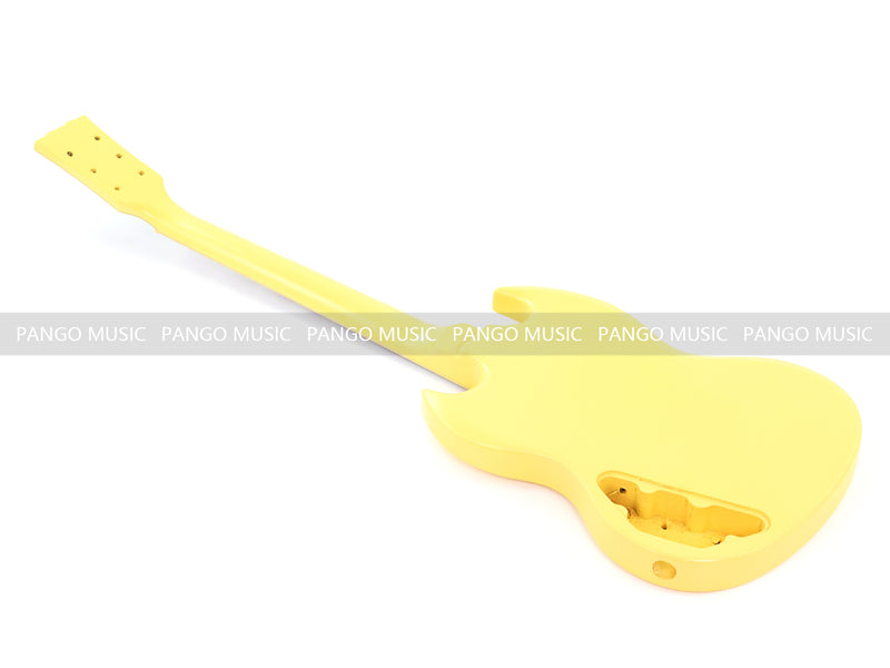 6 String RTA Series SG Style DIY Electric Guitar Kit with Matte Yellow Finish (RTA-002)