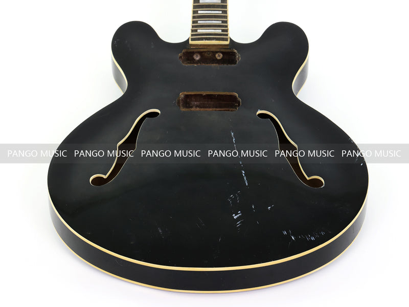 6 String RTA Series Semi-Hollow DIY Electric Guitar Kit with Matte Black Finish (RTA-001)