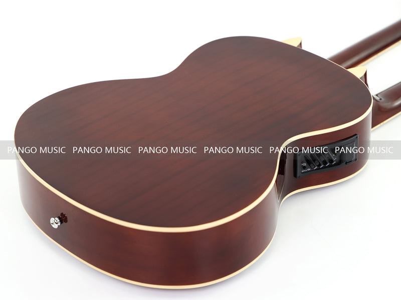 6+12 String Double Neck Acoustic Guitar with Gloss Vintage Tobacco Sunburst Finish(PDN-1216)
