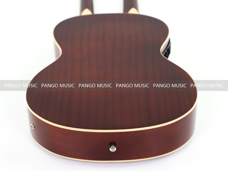 6+12 String Double Neck Acoustic Guitar with Gloss Vintage Tobacco Sunburst Finish(PDN-1216)