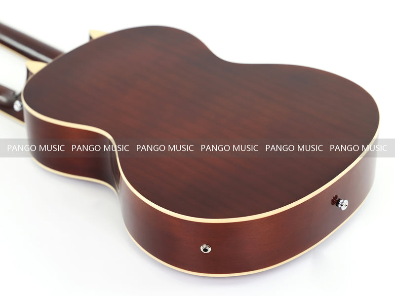 6+12 String Double Neck Acoustic Guitar with Gloss Vintage Tobacco Sunburst Finish(PDN-1216)
