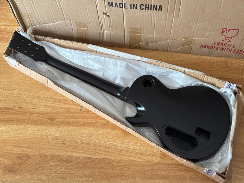 6 String LP Style DIY Electric Guitar Kit with Matte Black Finish (RTA-006)