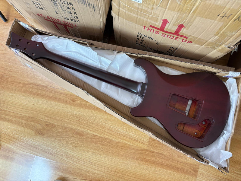6 String PRS Style DIY Electric Guitar Kit with Matte Finish (RTA-011)