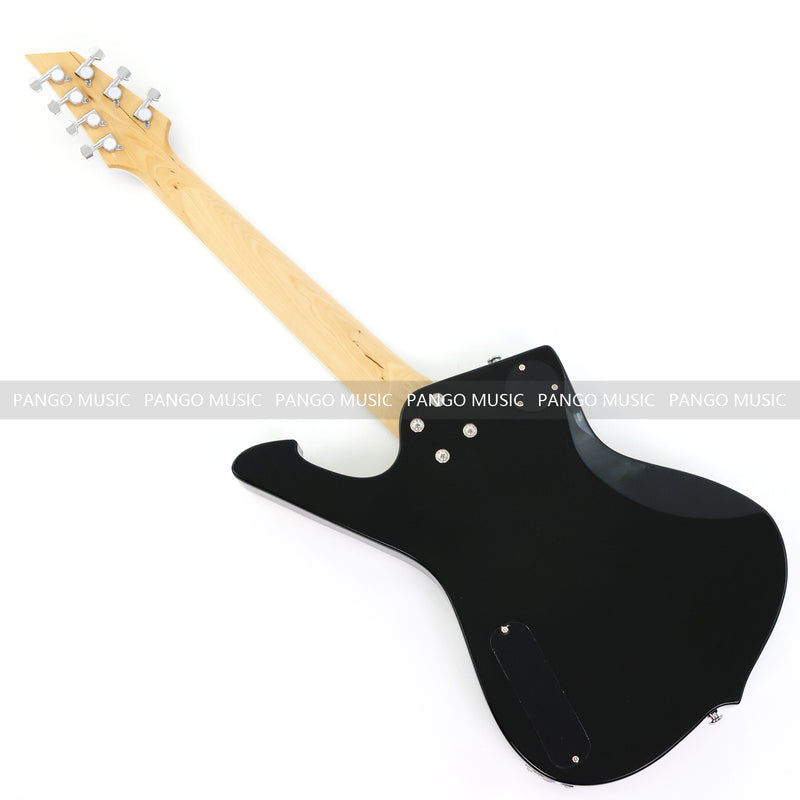 7-String Electric Guitar with Cracked Purple Mirror Top (PIB-123X)
