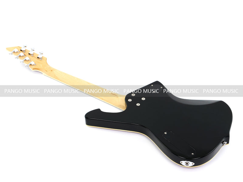 7-String Electric Guitar with Cracked Purple Mirror Top (PIB-123X)