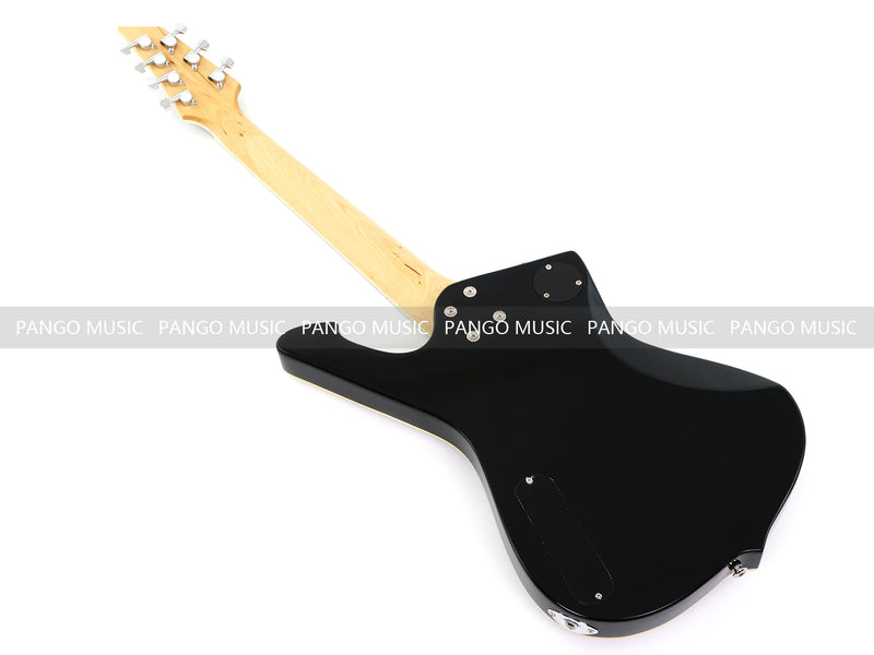 7-String Electric Guitar with Cracked Purple Mirror Top (PIB-123X)