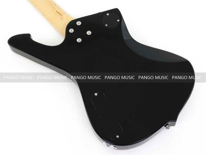 7-String Electric Guitar with Cracked Purple Mirror Top (PIB-123X)