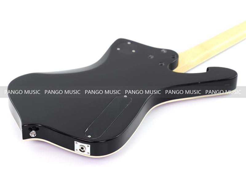 7-String Left-Handed Electric Guitar with Cracked Purple Mirror Top (PIB-125)