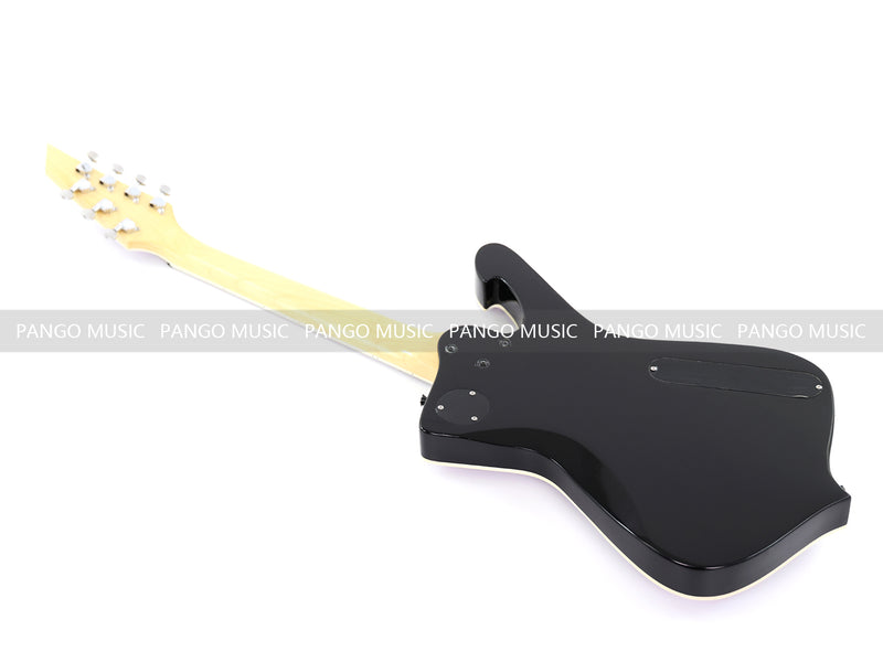 7-String Left-Handed Electric Guitar with Cracked Purple Mirror Top (PIB-125)