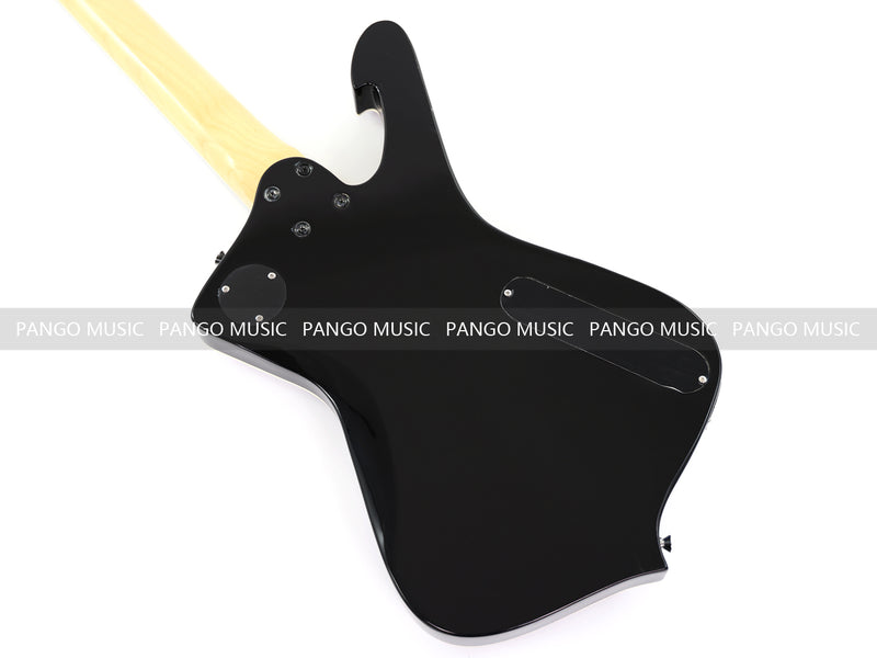 7-String Left-Handed Electric Guitar with Cracked Purple Mirror Top (PIB-125)