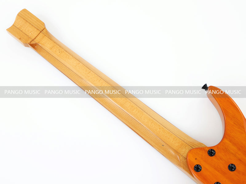 7-String Tapered Neck ResinBurl Body Headless Electric Guitar (PHG-017)