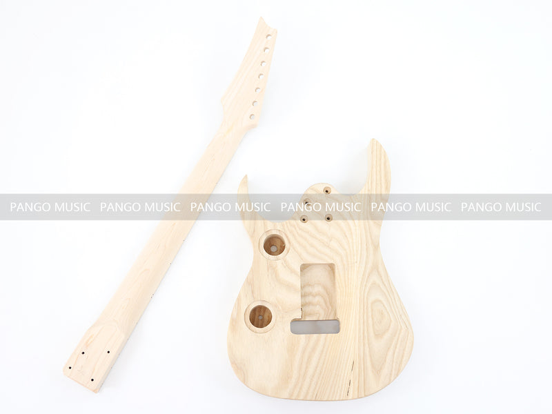 7 Strings Ash Body DIY Electric Guitar Kit (LRF-020, No Hardware, Limited Edition)