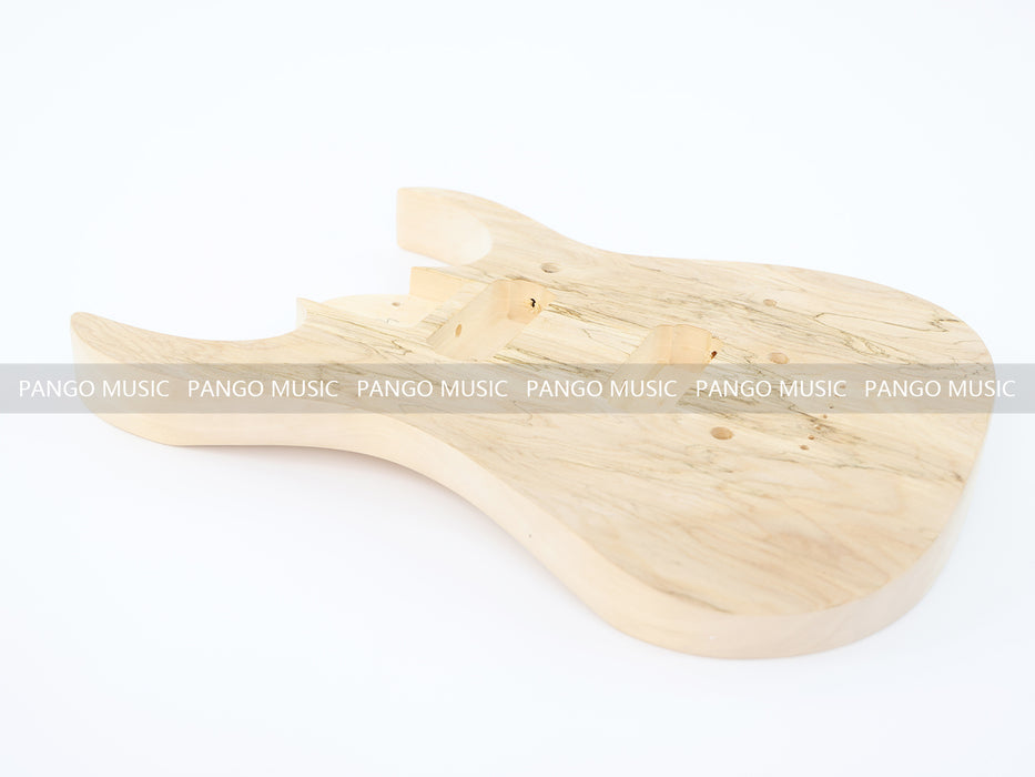 7 Strings DIY Electric Guitar Kit with Spalted Maple Top (LRF-027, Limited Edition)