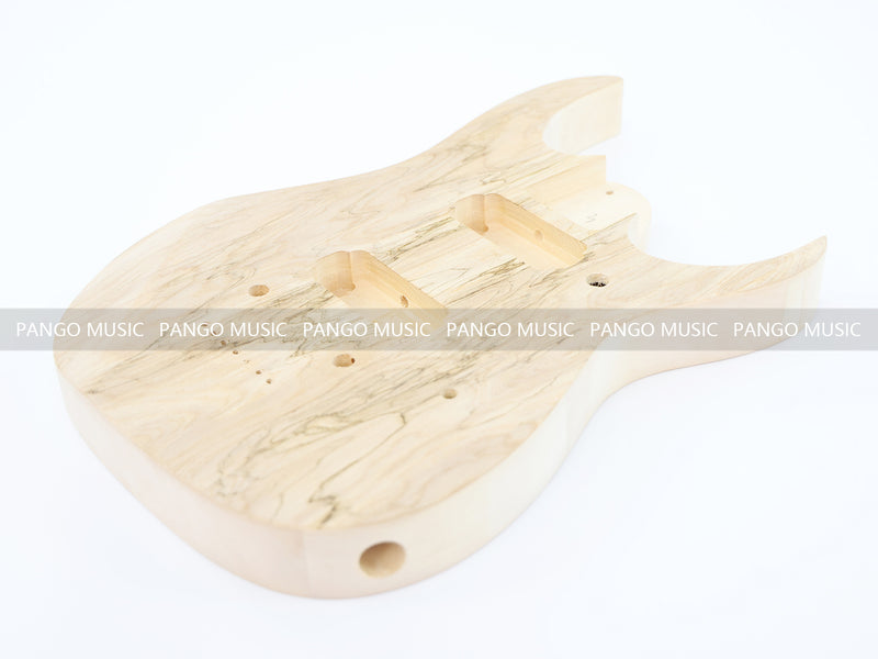 7 Strings DIY Electric Guitar Kit with Spalted Maple Top (LRF-027, Limited Edition)