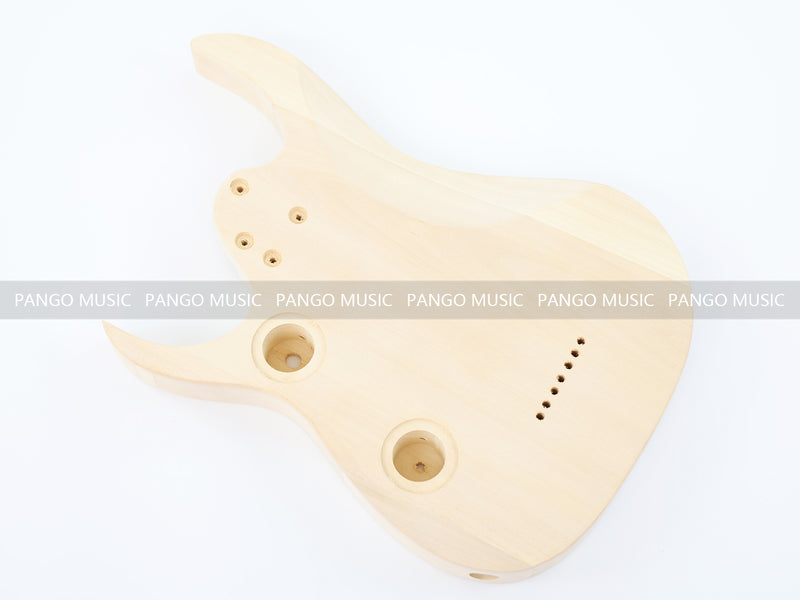 7 Strings DIY Electric Guitar Kit with Spalted Maple Top (LRF-027, Limited Edition)