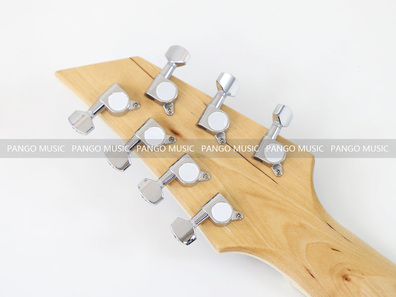 7 Strings Electric Guitar with Cracked Purple Mirror Top (PIB-123)