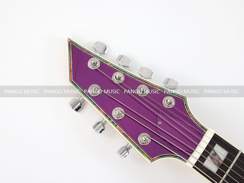 7 Strings Electric Guitar with Cracked Purple Mirror Top (PIB-123)