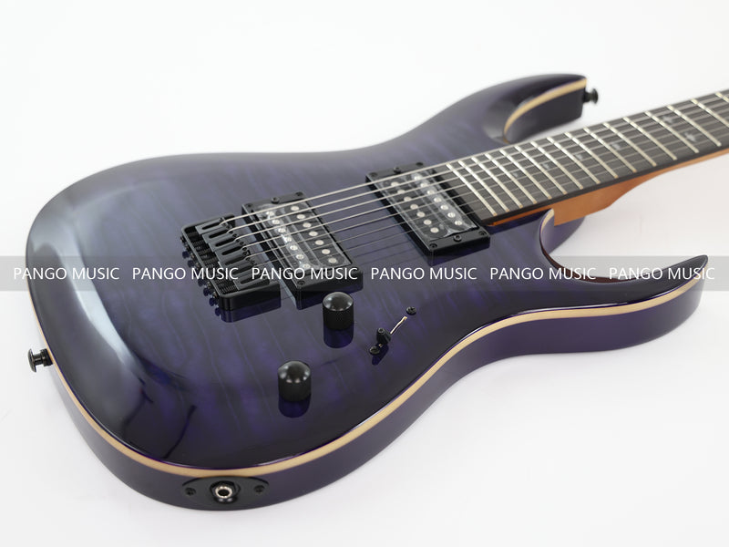 7 Strings Electric Guitar with Flamed Maple Top (YMZ-255, Limited Edition)