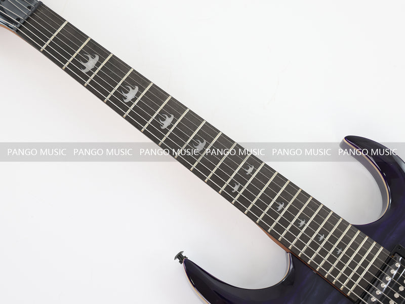 7 Strings Electric Guitar with Flamed Maple Top (YMZ-255, Limited Edition)