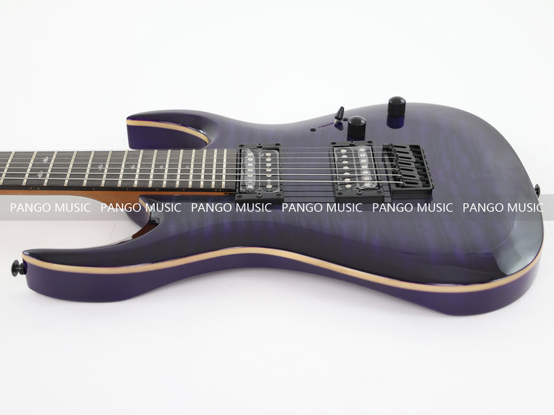 7 Strings Electric Guitar with Flamed Maple Top (YMZ-255, Limited Edition)