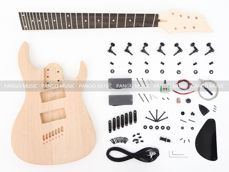 Pre-Sale Legator Ninja R 100-PE Style 7-String Fanned-Fret Multi-Scale DIY Electric Guitar Kit (13648, Limited Edition)