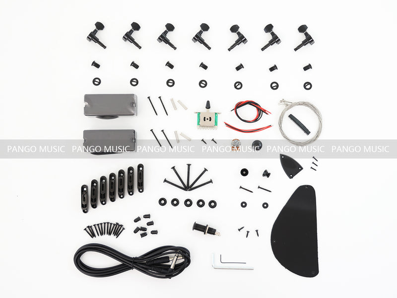 Pre-Sale Legator Ninja R 100-PE Style 7-String Fanned-Fret Multi-Scale DIY Electric Guitar Kit (13648, Limited Edition)