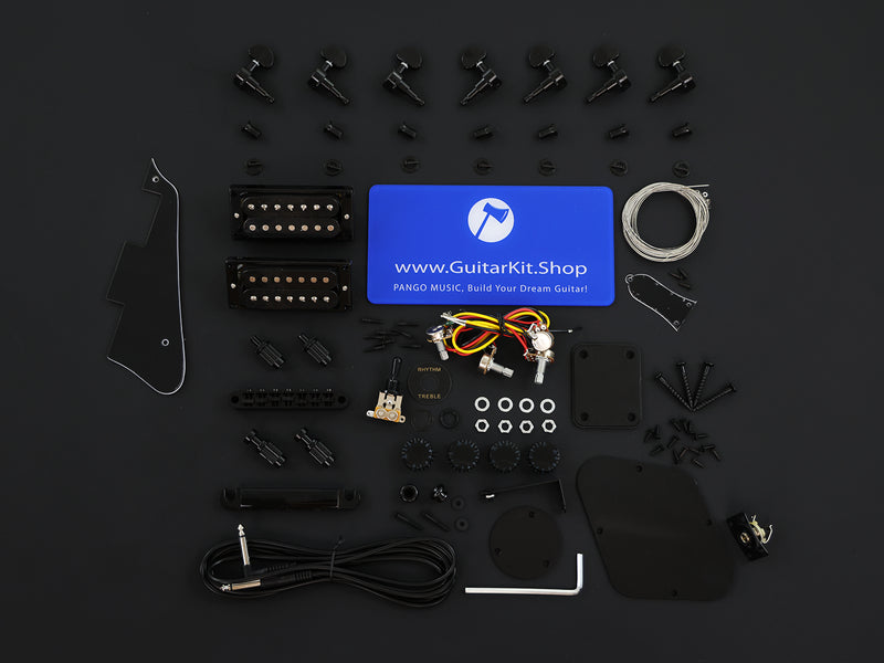 7 Strings LP Style Ultra-thin Body DIY Electric Guitar Kit (PLP-225X)