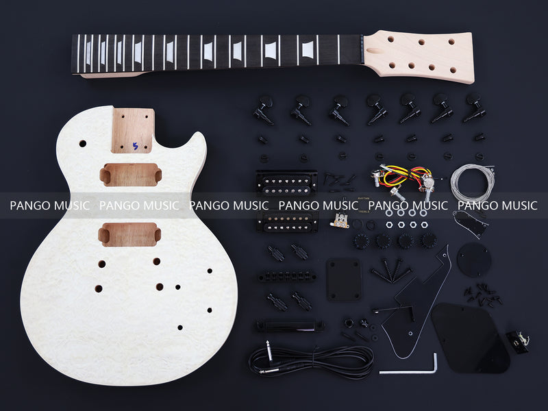 7 Strings LP Style Ultra-thin Body DIY Electric Guitar Kit (PLP-225X)