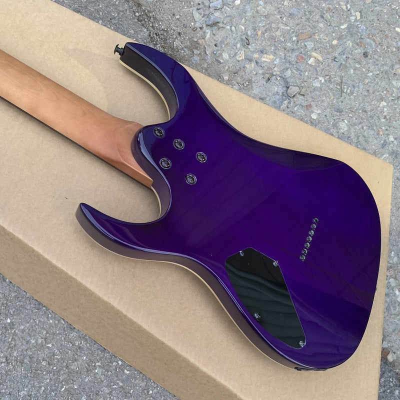 7 Strings Electric Guitar with Flamed Maple Top (YMZ-255, Limited Edition)