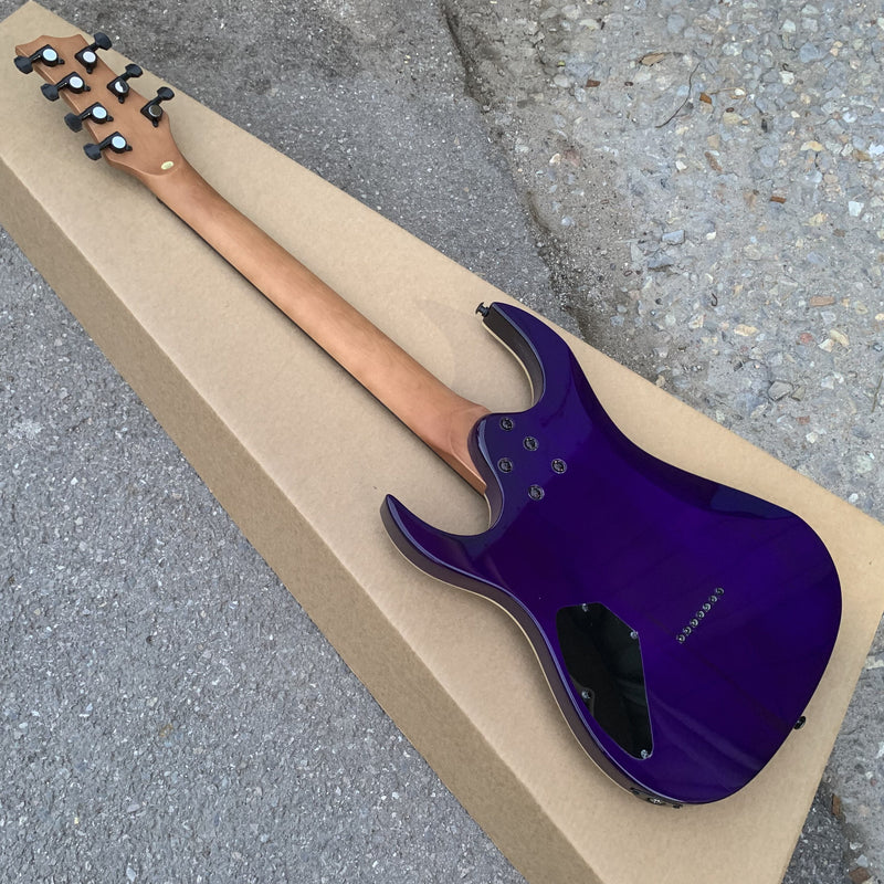 7 Strings Electric Guitar with Flamed Maple Top (YMZ-255, Limited Edition)